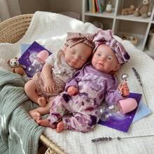 18 Inch Handmade Lifelike Soft Touch Baby Reborn Baby Doll Lifelike Newborn Doll For Birthday Gifts(Anatomically Accurate) - Silicone Doll - View 2