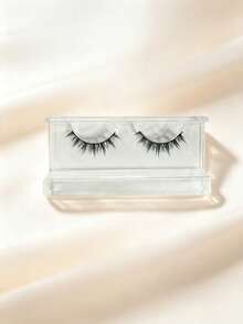 Distinct Roots Clustered A-Type Korean Girl Group Style Natural Japanese Girl Cosplay Makeup False Eyelashes, No-Makeup Look, Realistic Transparent Stem Upper Lashes - View 8