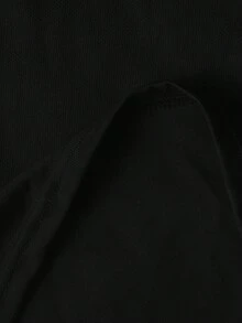 Maglietta Sportiva Uomo Cotone 180g Stampa Twill Rossa, Scollo Rotondo Confortevole E Traspirante Per Uso Casual Estivo - Black - View 4