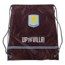 Aston Villa FC Up The Villa Drawstring Bag - Brown/Blue/Yellow - View 1