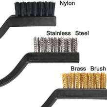 Stainless Steel Gas Stove Cleaning Brush - Random Color, Reusable - Multicolor - View 10