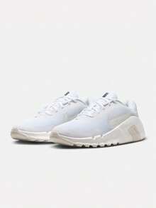 Women's W NIKE FLEX TRAIN Training Shoes Low-Top HV9981-104 - Baby Blue - View 3