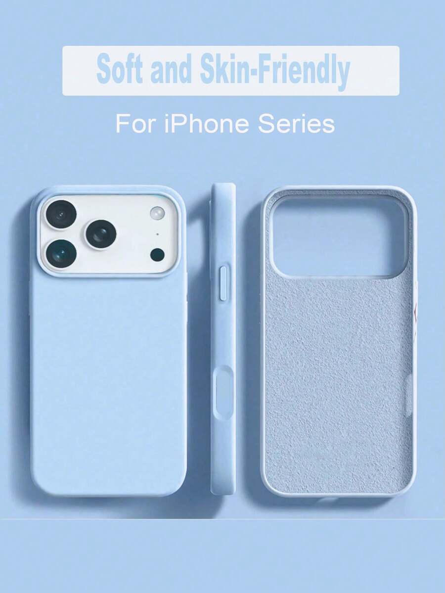 適用於 iPhone 18 Pro、18 Pro Max、17 Pro、17 Pro Max、17。這款液態矽膠 3 層全包覆軟橡膠手機殼提供吸震保護,配有防刮微纖維內襯。適用於 iPhone 13、11、16 Pro Max、15、14 Plus、12 Mini、XS、Max 7、8 Plus。清新夏季手機殼。 - 新天藍 - 查看 1