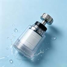 這款水龍頭濾水器適用於大多數標準水龍頭接口,無需複雜工具即可快速手動安裝與拆卸。採用透明外殼設計,方便您視覺監控濾芯使用狀況並及時更換。支持 360 度自由旋轉,可靈活調整出水角度以滿足不同使用場景,濾芯更換過程便捷 - 多色 - 查看 8