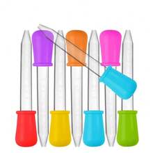 Ferramenta de Cuidado de Silicone Suave - Design Higiênico Anti-Retorno, Limpeza Confortável (Pinça e Conta-gotas Cor Aleatória), Dental, Dentes - Multicolorido - Visão 6
