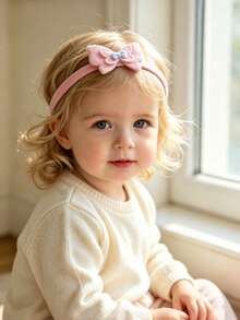 2件組可愛紅白色花卉髮箍與襪子套裝，適用1歲以下嬰兒，襪子與髮飾套裝（不含鞋墊） - 彩色 - 查看 2