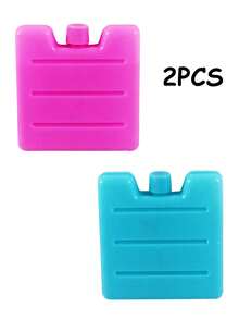 1pc/2pcs Reusable Water-Fillable Ice Crystal Box, Air Conditioner Fan Ice Pack, Cold Chain Transport Cooling & Fresh-Keeping Ice Plate, Food Freezer Insulation Box For Stalls, Suitable For Camping, Picnic, Outdoor Activities, Fishing - Multicolor - View 13