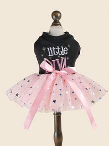 1PC Pet Clothes 2026 New Small Dog Puppy Cat Cute Bow Multi-Layer Tulle Tutu Dress - Multicolor - View 8
