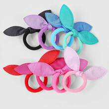 50pcs Solid Color Rabbit Ear Towel Rings, Random Color - Multicolor - View 4