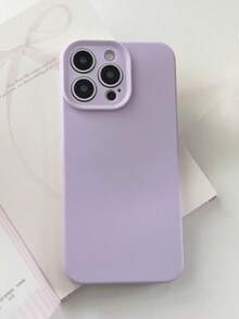 CteGlodrix Apple 17 Phone Case Apple 17 Pro Max Phone Case 1pc Fresh Cute Lavender Purple Phone Case Shockproof Camera Protection Compatible With Apple 17 16 15 14 13 12 11 Pro Max Series - Lavender Purple - View 1