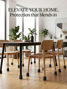1/4/8/16/24pcs, Thickened Wear-Resistant TPE Chair Leg Protectors, High Elasticity Silent Anti-Slip Table And Chair Foot Pads, Scratch-Resistant Noise-Reducing Floor Protection Pads - Flexible And Durable, Silent And Scratch-Resistant, Easy To Install By Hand. Suitable For Home Table And Chair Protection, Bedroom Furniture Floor Protection. Flexible And Durable Furniture Protection Men's Tools, Invisible Silent Versatile Room Decoration Foot Pads, Scratch-Resistant Floor Protection Simple Home Decor Protection Pads, Anti-Slip Silent Bedroom Decoration Chair Foot Pads, Soft And Wear-Resistant Atmospheric Autumn Decoration Protection Covers, Invisible Creative Halloween Decoration Chair Leg Covers, (Random Style) - Multiple Styles - View 10