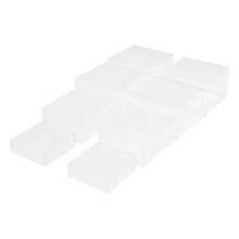 8pcs Modern Display Stands, Countertop Clear Food Risers For Buffet Table, Reusable Acrylic Pedestal Decoration For Cupcake - Transparent - View 6