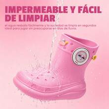 EVA MODAR Kid's Rain Boots - Pink - View 5