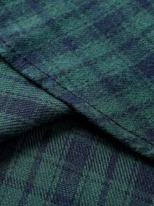 Men's Long Sleeve Plaid Shirt, Suitable For Autumn Wear - Green - View 5