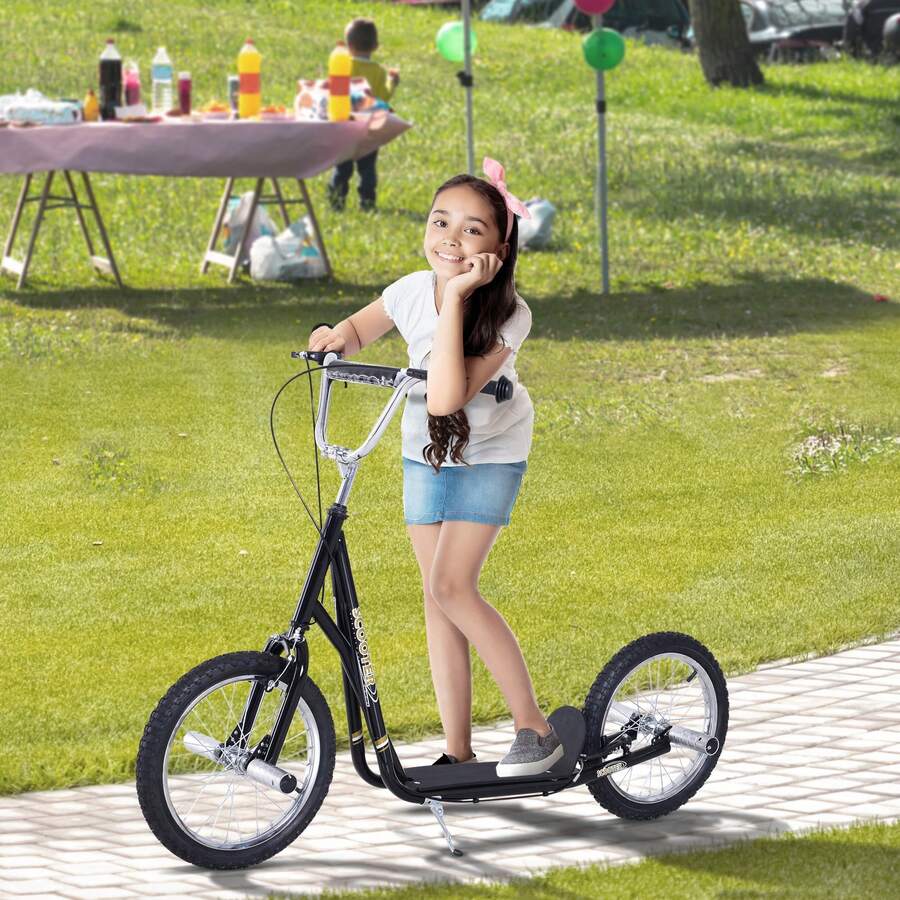 HOMCOM Kids Scooters & Equipment - Black - View 1