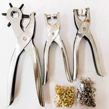 1 Set Metal Hole Punch Tool + 1 Pack Rivets (90-100pcs), Professional Multi-Function Faux Leather Punching Tool, Suitable For Belts, Metal Rings, Handmade DIY Leather Crafts, Eyelets, Punching Holes For Binders, Tags, A4 Papers, Hanging Cords, Multi-Purpose Office Punching Tool - 2-in-1 - View 2