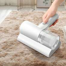 One White Portable Electric Mite-Removing Vacuum Cleaner, 20cm Cordless Handheld Dust Mite-Removing Vacuum Cleaner, USB Powered, Suitable For Bedroom Beds, Fabric Sofas, Dormitory Carpets, Mini Design, Lightweight And Easy To Operate. - Multicolor - View 13