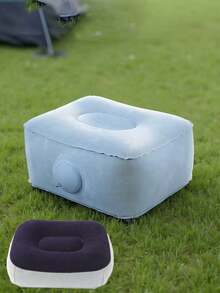 1/2PCS Inflatable Footrest, Inflatable Seat Cushion, Quick Inflation Travel Footrest, No Pump Required, Portable And Foldable, Suitable For Airplane, Concert, Camping, Fishing And Other Scenarios - Multicolor - View 5