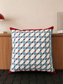 1pc/2pcs Bauhaus Striped Color-Block Dopamine Back Pillow, Removable Washable Fabric Cover Sofa Lumbar Cushion, Modern All-Season Support Pillow, Suitable For Teacher Office Nap, Living Room Sofa Decor, Adult Men And Women Indoor Daily Rest - Multiple Styles - View 12