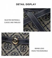 Tory Burch Romy T Monogram Women's Shoulder Bag 178016-405 - 海軍藍178016-405 - 查看 10
