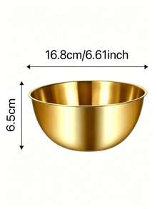 3pcs/1pc Stainless Steel Mixing Bowl With Rolled Rim, Durable And Easy To Clean, Brushed Metal Surface, Stackable Kitchen Bowls In Multiple Sizes, Suitable For Baking, Mixing, Meal Prep, Fruit, Pasta, Holiday Themed Parties And Outdoor Use, Durable Cooking Storage Bowl, Ideal Kitchen Gadget, Christmas/Back To School Gift - View 16