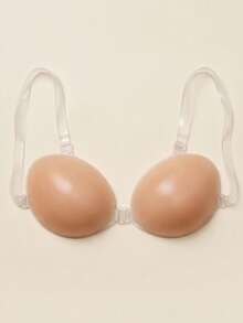 Transparent Strap Invisible Silicone Bra, Women's Invisible Adhesive Bra, With A Lift Design, Suitable For Wedding Dresses And Deep V-Neck Clothing. - Multicolor - View 9