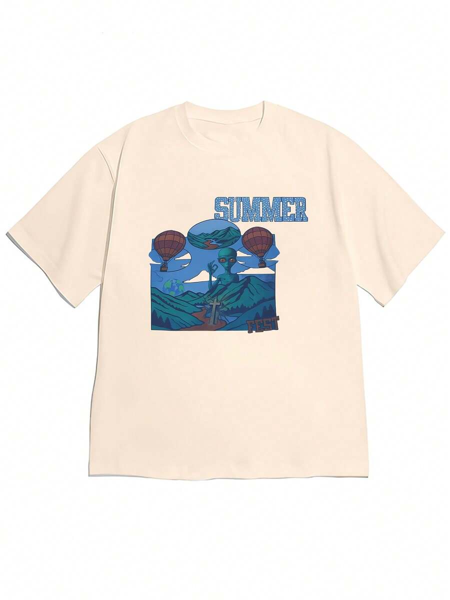 Women T-Shirts - 杏色 - 查看 1