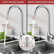 1 Set Faucet Aerator, 360° Rotating Kitchen Sink Aerator With Adapter Kit, Female Thread M22 M24 M20 G1/2 F20, Sink Nozzle Accessory, Multi-Functional Replacement Part, Universal Water-Saving, Suitable For Home Kitchen And Bathroom, Easy Installation - Aerator+Adapters - View 4