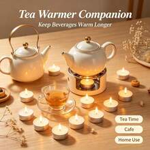 50pcs Tea Light Candles, 2 Hours Burn Time, Suitable For Tea Warmers, Food Warming And Home Use ( For Pregnant Women And Babies) - Multicolor - View 10