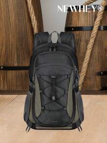 NEWHEY Ransel Hiking Tahan Air 40L, Ransel Camping Lipat Ringan, Ransel Perjalanan Luar Ruangan Pria - MultiWarna - View 8