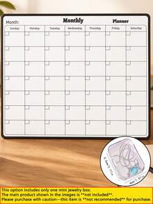 Schedule, Timetable, Message Board, Flexible Whiteboard, Creative Monthly Calendar And Whiteboard Calendar - Perfect For Home Scheduling, Task Management And Learning Planning, Ideal For Office And Study Notes - One Size - View 11