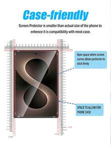 3pcs/Pack High Definition Tempered Glass Screen Protector [Outer Screen] High Hardness Structure, Anti-Scratch And Anti-Collision, Advanced Adhesive Provides Stable Adhesion Effect, Long-Term Use Without Displacement. Ultra-Clear Optical Material, Does Not Affect Image Quality And Color. Compatible With Fold 2 5G/Fold 3 5G/Fold 4/Fold 5/Fold 6/ Fold 7/ /Flip 8/Fold 8/Fold 8 UItra And Other Series - Clear - View 4