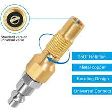 Screw-On Inflator Nozzle Paddle Board Adapter Kit Brass Compressor Pump Converter Attachment Pool Floats, Mattress, Inflatable Boat, Kayak, 13Pcs) - Multicolor - View 2