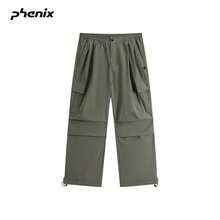 +Phenix GORE TEX WINDSTOPPER Celana Kargo Outdoor Pria Celana Panjang Tenun Tahan Angin - Hijau Tentara - View 1