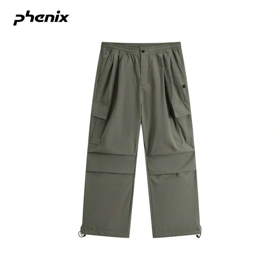 +Phenix GORE TEX WINDSTOPPER Celana Kargo Outdoor Pria Celana Panjang Tenun Tahan Angin - Hijau Tentara - View 1