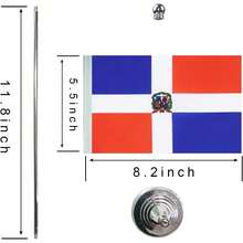 Office Table Flag - Dominica - View 2