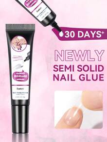 2pcs/1pc 10g Quick Dry 10 Sec Nail Glue Without UV Light, Upgraded Super Strong Semi-Solid Gel Nail Glue Lasts 28+ Days, Easy To Remove, Suitable For Fake Nails And Acrylic Nail Tips - 10g - View 9