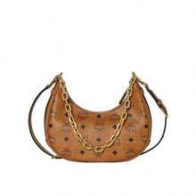 Mcm Aren Logo Women's Shoulder Bag MWHFATA02CO001 - 干邑色MWHFATA02CO001 - 查看 1