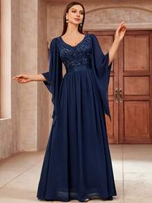 Wedding Dresses - Navy Color - View 2