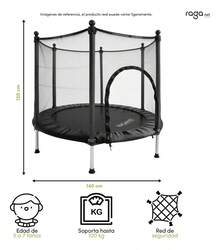 Kids Trampolines - Black-black - View 2