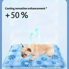 Durable Pet Cooling Mat For Summer, Easy To Clean, Comfortable And Cool Dog/Cat Bed - Baby Blue - View 10