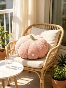 Pumpkin Throw Pillow, Soft And Cute Halloween Pumpkin Decorative Pillow, Adds Festive Atmosphere To Your Home Decor. This Pumpkin Throw Pillow Is Perfect For Bedroom Or Sofa Cushion, Making It An Excellent Halloween Gift For Friends And Family. - Pink - View 2