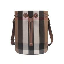 Burberry Plaid Women's Shoulder Bag 80840451 - 米棕色80840451 - 查看 1