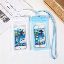 1/2/3 buah Casing Ponsel Tahan Air Universal, Pelindung Ponsel Tahan Air 3D, Kantong Ponsel Tahan Air, Penting untuk Perjalanan, Pantai, Kolam Renang, Kapal Pesiar, Kompatibel dengan iPhone/Galaxy, Mencegah Kerusakan Ponsel Akibat Air - MultiWarna - View 38