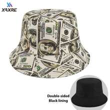 XAXRE Dollar Pattern Unisex Fashion Summer Sun Hat Outdoor Travel Beach Hat Lightweight Foldable Summer Hat - American Style - View 12