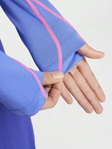 Nike Women's AS W ACG WILDSEE BSLYR LS Long Sleeve Knit Collarless T-Shirt TIO0231-570 - Royal Blue - View 5