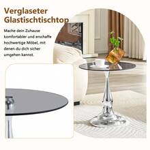 Tables - Silver + Glass+Metal - View 9