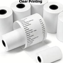 5/10 Gulungan Kertas Struk Termal 57x40 mm, Kualitas Premium, Kompatibel dengan Mesin Kasir POS dan Mesin Kartu Kredit - 57x40mm - View 3