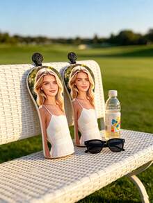 Customized Golf Bag, Personalized Fashion Golf Bag, Personalized Photo Golf Club Headcover, Customized Pattern Golf Club Protective Cover, Fun Customized Golf Bag Accessories - Multicolor - View 5