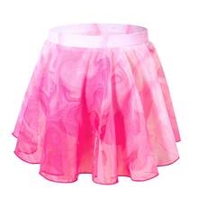 Baju Senam Ketat untuk Latihan Tari Anak Perempuan, Set Balet Anak Perempuan 2 Potong - Hot Pink - View 7